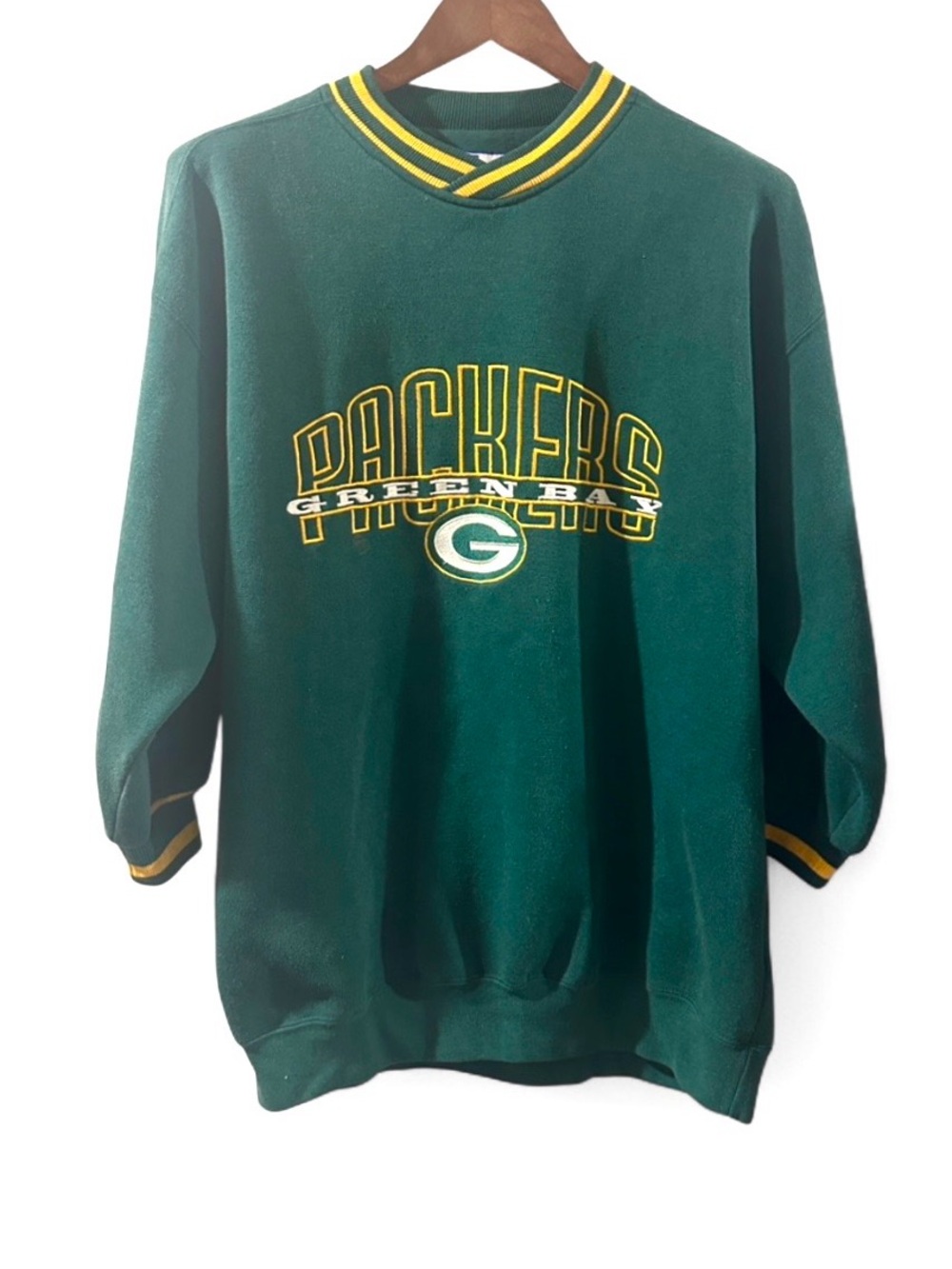 Vintage STARTER NFL Green Bay Packers Sweatshirt Size Men’s Large